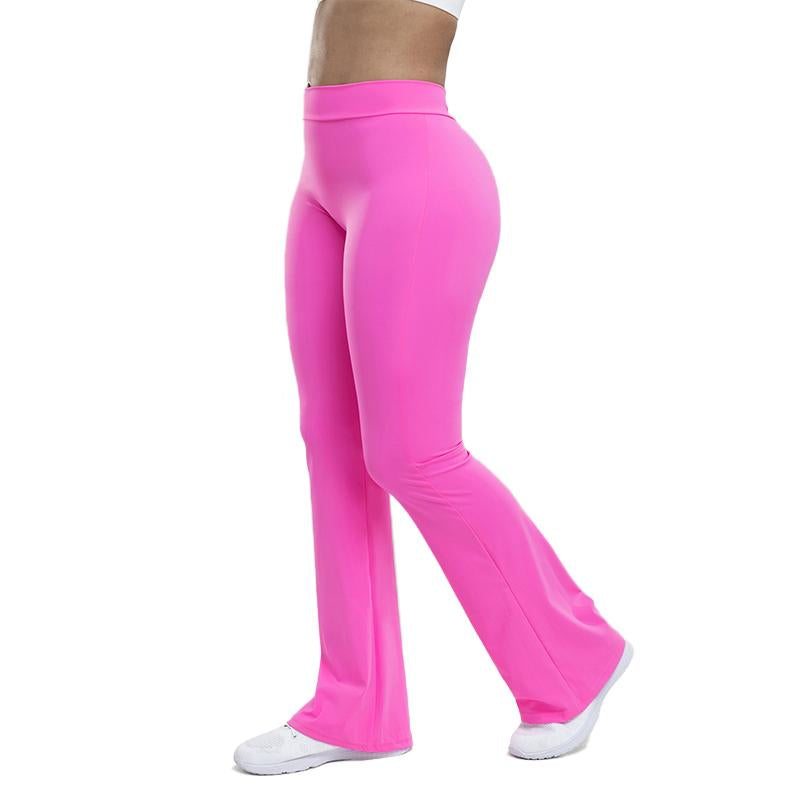High Waist Flared Yoga Pants - Booty-Lifting Workout Leggings