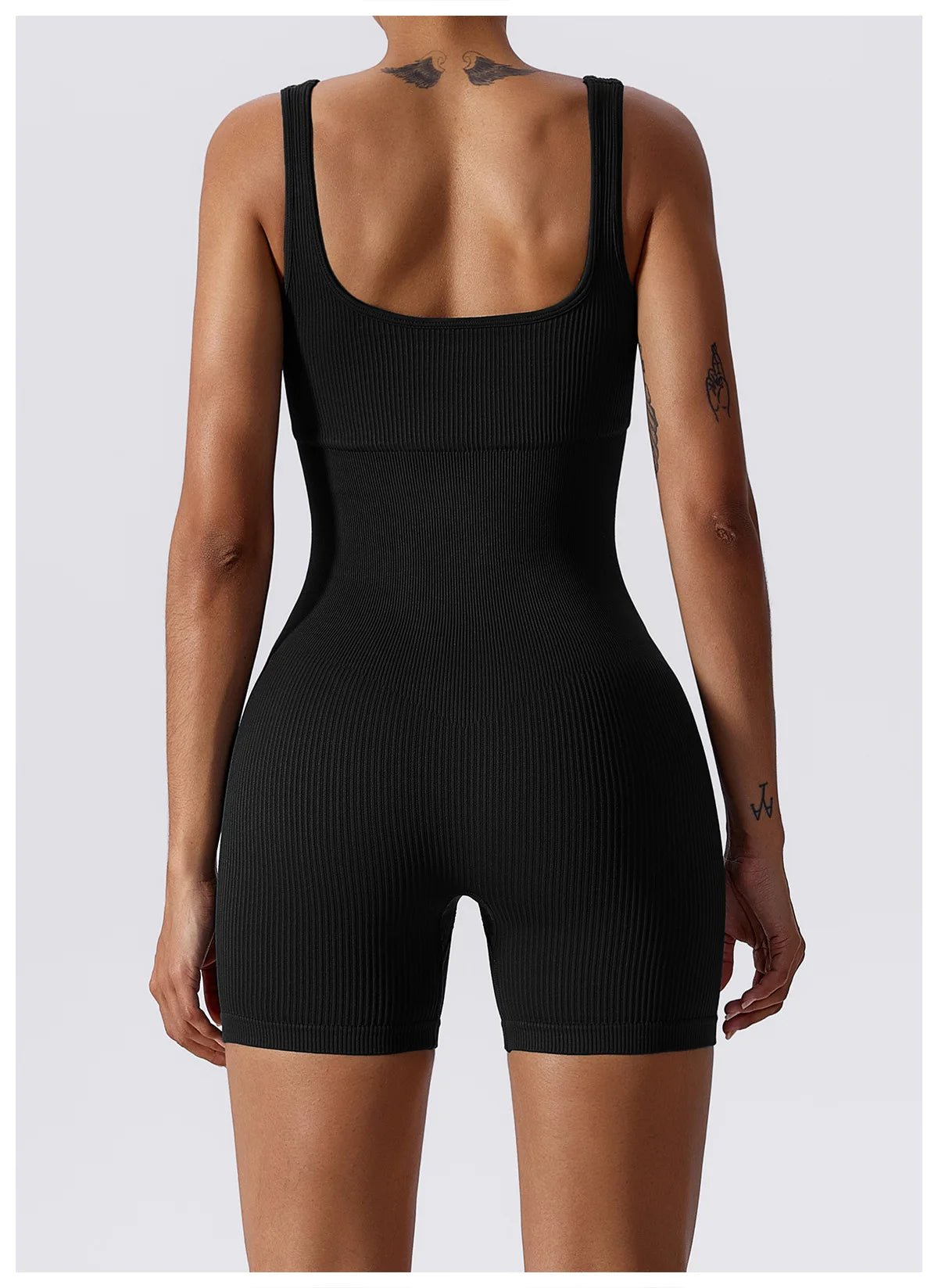 Seamless Shorts Jumpsuit