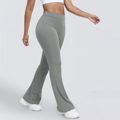 High Waist Flared Yoga Pants - Booty-Lifting Workout Leggings