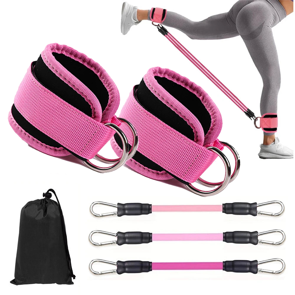 Ankle Straps Resistance Bands Set