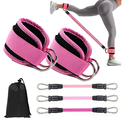Ankle Straps Resistance Bands Set