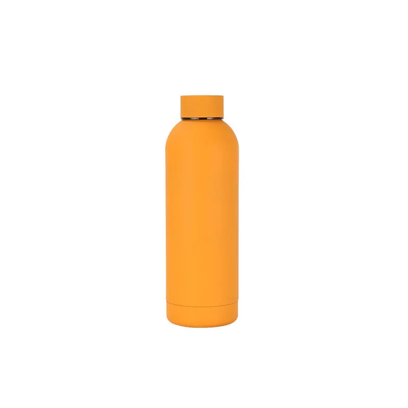 New Steel 500Ml Small Mouth Bottle Outdoor Sports USA Style Portable Thermos Cup Cool Water Bottle
