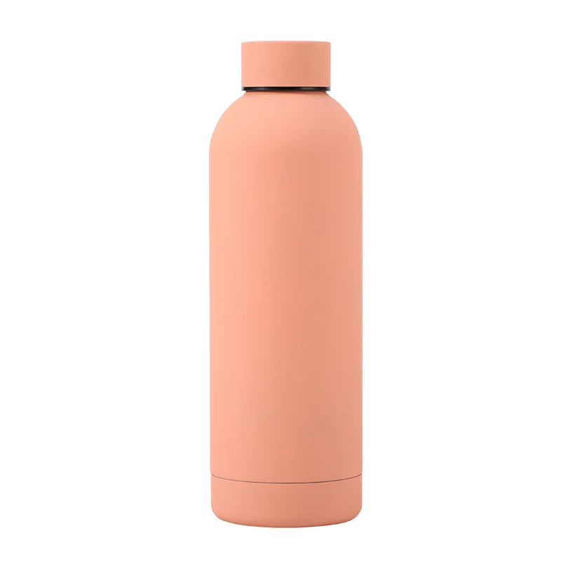 New Steel 500Ml Small Mouth Bottle Outdoor Sports USA Style Portable Thermos Cup Cool Water Bottle